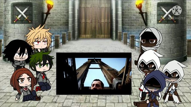 MHA Reacts To Assassin's Creed (gacha Reaction Video)
