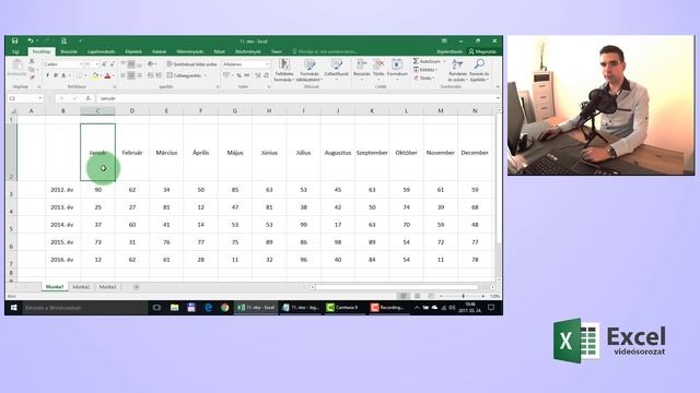 Excel - Táblázatok formázása | Excel videosorozat 11. rész смотреть онлайн