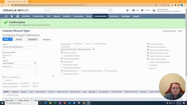 Creation of Parent/Child Custom Record смотреть онлайн