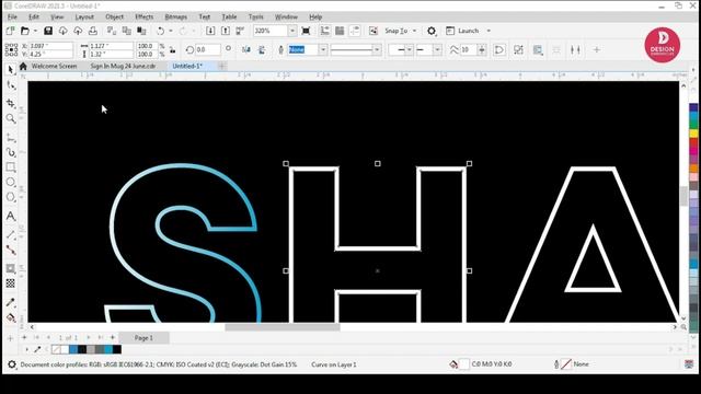 Shadow Tool in CorelDraw | CorelDraw Design | Design Tutorial | Design | Design Chronicles смотреть онлайн