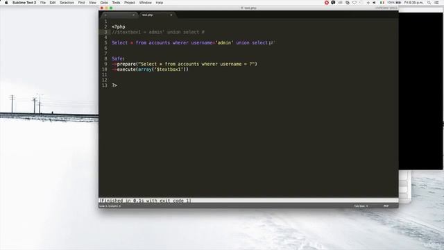 Безопасность Правильный способ предотвращения SQL инъекций смотреть онлайн