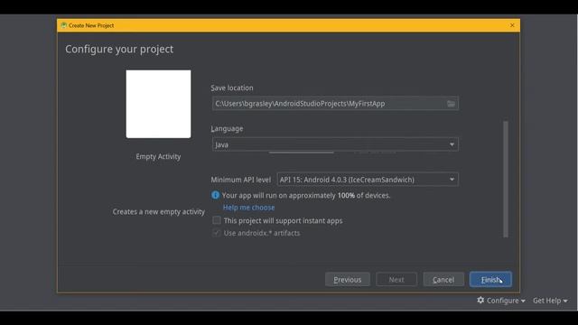 Setting up the Android Studio IDE смотреть онлайн