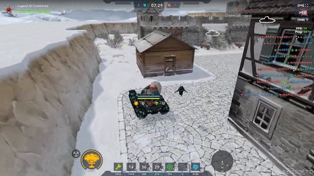 Tanki Online Isida Vampire Nanobots Augment and Wasp gameplay no commentary смотреть онлайн