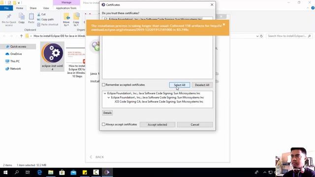How to Install Eclipse IDE 2019-12 for Java in Windows 10 смотреть онлайн