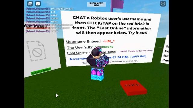 Playing Check a User's Last Online Info [+ Multiplayer!] [ROBLOX] смотреть онлайн