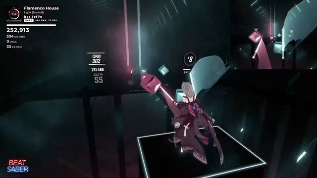 【BeatSaber】Flamenco House / Lapix【低スペックPCとOculus Quest 2だけでトラッキング】 смотреть онлайн