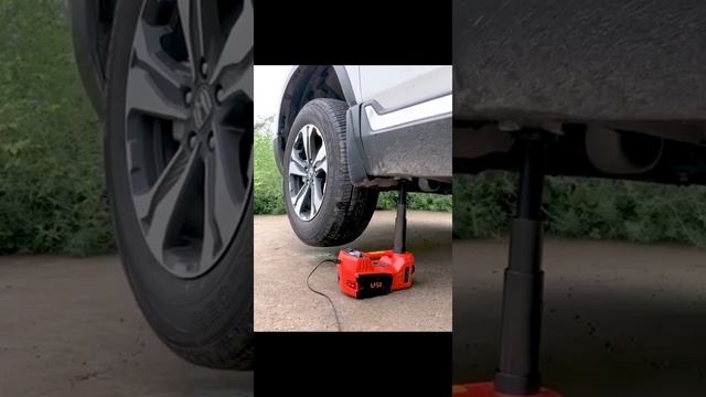 Домкрат электрогидравлический (5 т) со встроенным компрессором и электрогайковертом ROGTZ TY45HJ смотреть онлайн