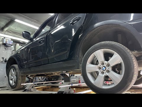 BMW X3 Ремон средней стойки