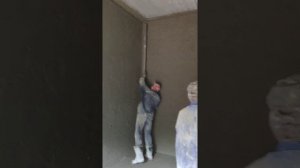механизированное нанесение штукатурки без маяков.
