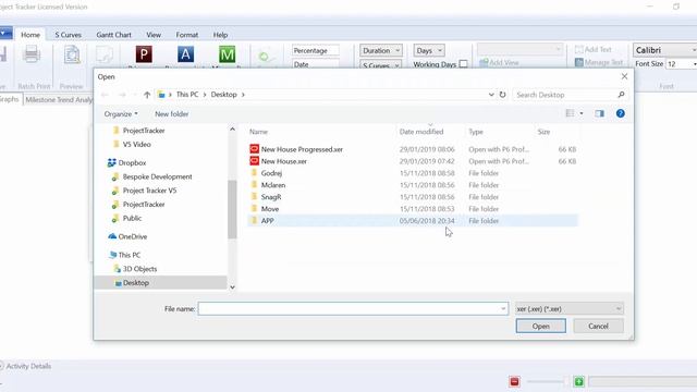 Using Project Tracker with Primavera P6 xer files смотреть онлайн