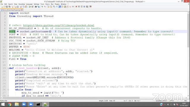 Chalapathi Institute of Technology - One Week - Advanced Python Programming - Session 6 смотреть онлайн