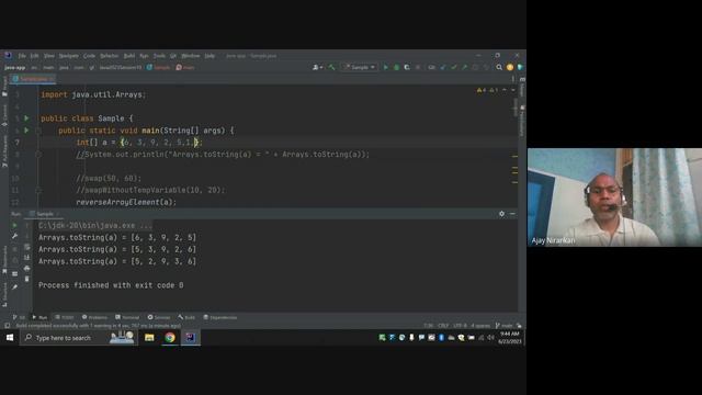 2023 Java Training Session 10 | Method call by value | call by reference | swapping | reverse array смотреть онлайн