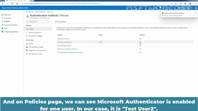 26. Setup Passwordless sign in in Azure AD using Microsoft Authenticator App смотреть онлайн