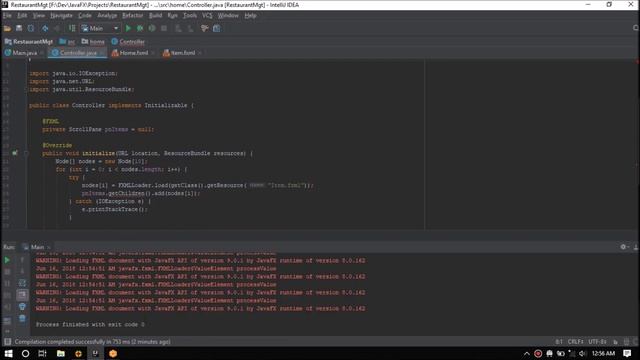 JavaFX Borderless Dashboard Example Using IntelliJ #2 смотреть онлайн