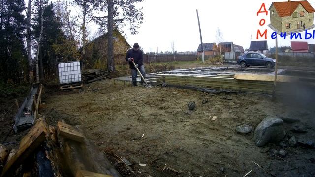 Дом из газоблока своими руками. Часть 6 Демонтаж опалубки смотреть онлайн