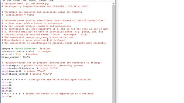 Python 01B - Variables and Data Types смотреть онлайн