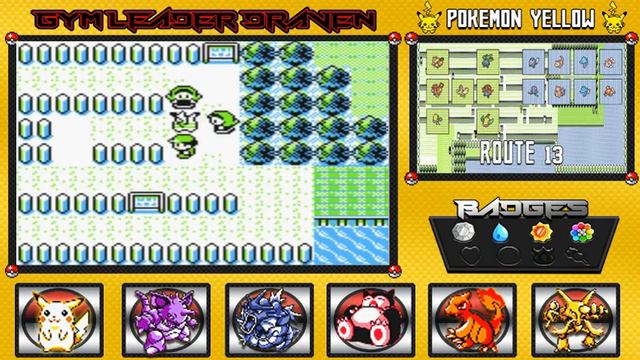 Pokemon Yellow Walkthrough Part 31: The Long Road to Fuchsia! смотреть онлайн