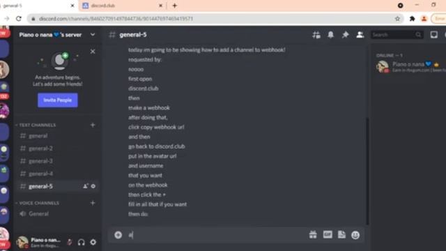 how to make a webhook pt.2! (channel) | - etxheral - смотреть онлайн