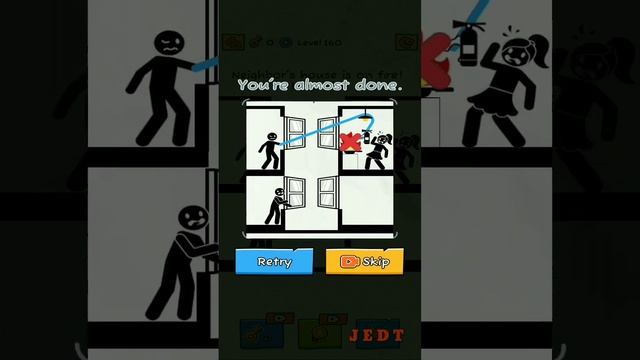 Thief Puzzle:Stick Hero Rescue - Level 146-167 Fails & Answers (WONDER GROUP Game) @JEDO12 смотреть онлайн