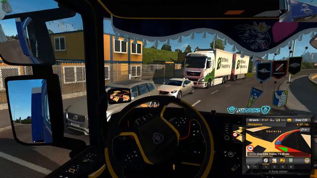 Euro Truck Simulator 2 (1.31 Beta) Animated Side Curtains for Scania Next Gen v 1.1 + DLC's & Mods смотреть онлайн