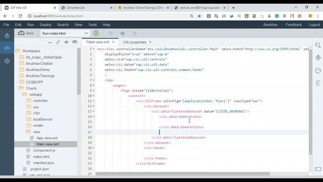 Build Fiori App using HANA Information Models | HANA+CDS+OData+Fiori = Analytic App by Anubhav смотреть онлайн