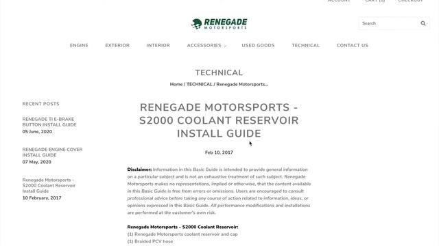 Renegade Motorsports S2000 coolant reservoir unboxing/install смотреть онлайн