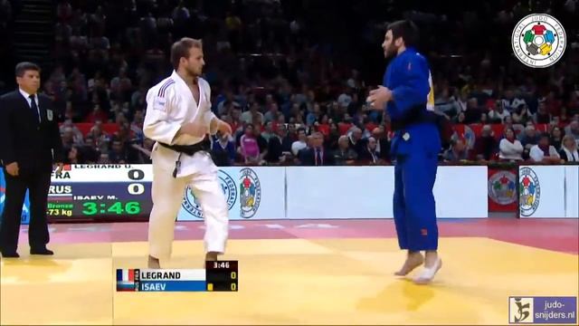 Judo 2014 Grand Slam Paris: Legrand (FRA) - Isaev (RUS) [-73kg] bronze смотреть онлайн