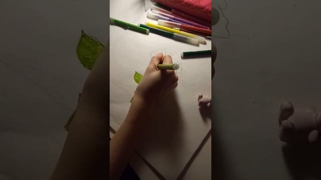 Учимся рисовать роза #learningdraw смотреть онлайн