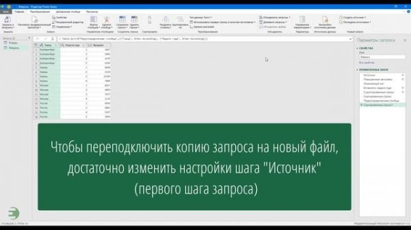 Power Query. Как подключить готовый запрос к другому файлу
