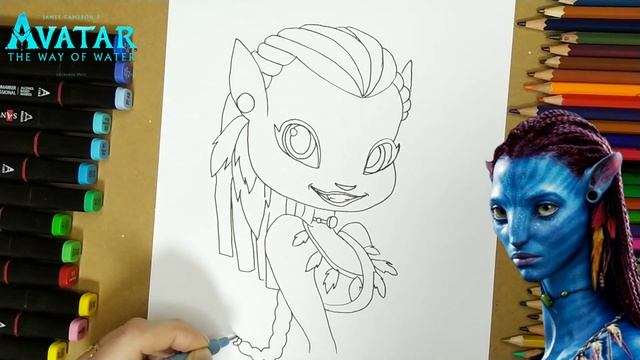 How To Draw Avatar | Avatar The Way Of Water #howtodraw