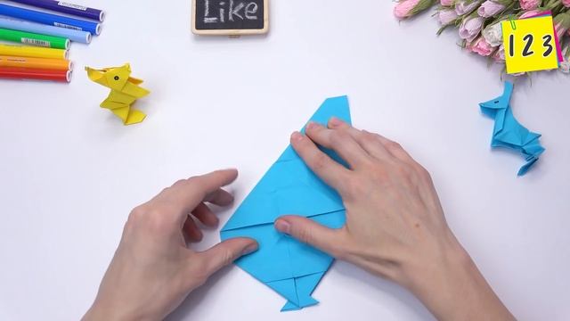 Jumping paper RABBIT | How to make paper RABBIT смотреть онлайн