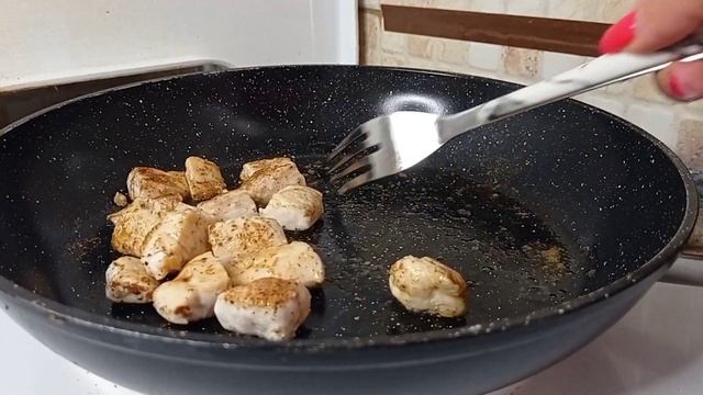 "Лапша" из кабачков с куриным филе. ПП смотреть онлайн