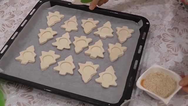 ТАРТАЛЕТКИ ИЗ СЛОЕНОГО ТЕСТА *ПРАЗДНИЧНЫЕ * смотреть онлайн