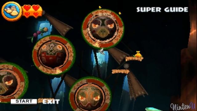 Donkey Kong Country Returns 3D - All Bosses with Super Kong смотреть онлайн