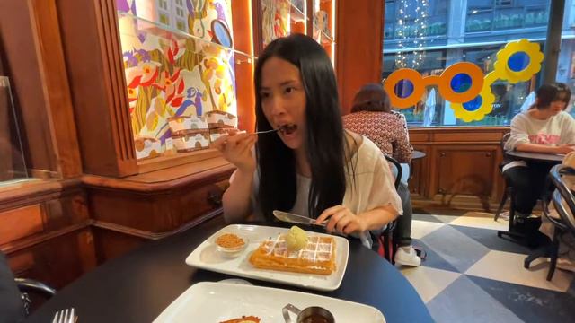 Best Waffle in Brussels Belgium Vlog смотреть онлайн