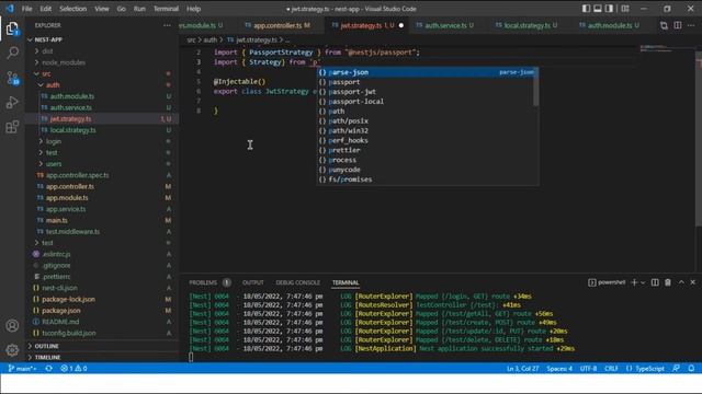 How to add Authentication and Authorization in NestJs application | Passport смотреть онлайн