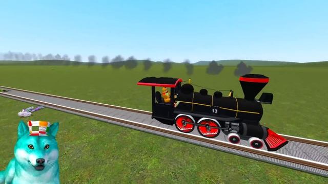 ПОЕЗД ПРОТИВ ФНАФ 9 АНИМАТРОНИКОВ В ГАРРИС МОД! fnaf garry’s mod смотреть онлайн