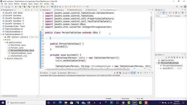 Create Custom TableView | JavaFX GUI Tutorial for Beginners смотреть онлайн