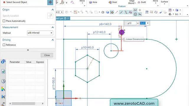 LESSON 07 : SKETCH EXAMPLE 02 in SIEMENS NX смотреть онлайн