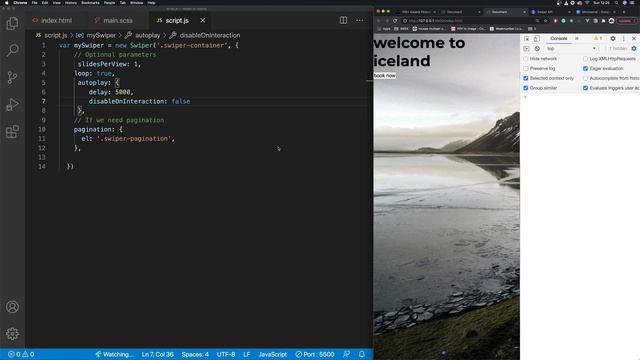 Responsive Touch Slider using Swiper.js (real world example) смотреть онлайн