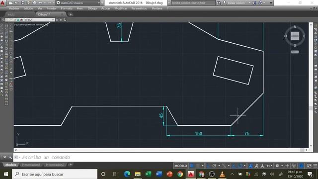 Cómo ponerle medidas por capas a la figura modelo de corte // AutoCAD pt.2 смотреть онлайн