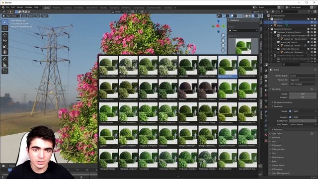 BLENDER - Créez vos propres BUISSONS et ARBUSTES avec GARDENER смотреть онлайн