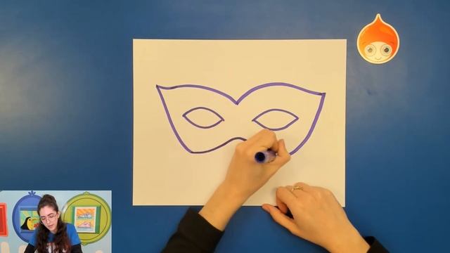 Design your own mask for Mardi Gras! смотреть онлайн