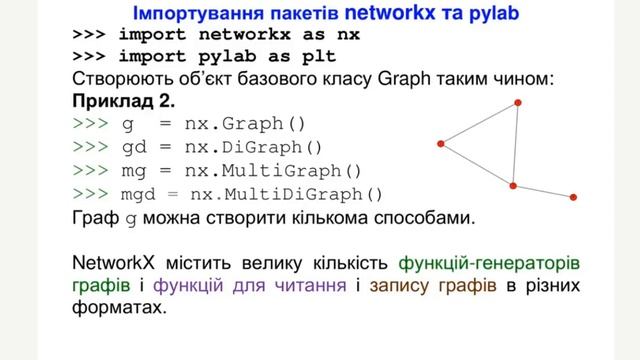 Система керування пакетами pip. Основні поняття про пакет NetworkX смотреть онлайн