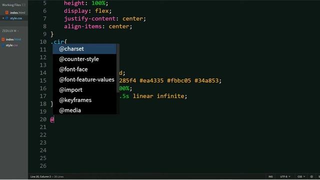 Creative CSS Animation Effect || CSS Circular Animation смотреть онлайн