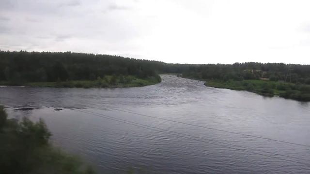 27.06.2021. Россия. Мурманская область. Место слияния реки Кола и реки Кица к югу от Лопарской смотреть онлайн
