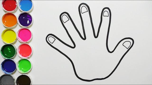 Рисуем и раскрашиваем руку.mp4 смотреть онлайн