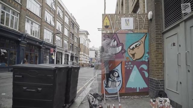 Global Street Art: Vinnie Nylon & Pez - Leonard Street, Shoreditch смотреть онлайн