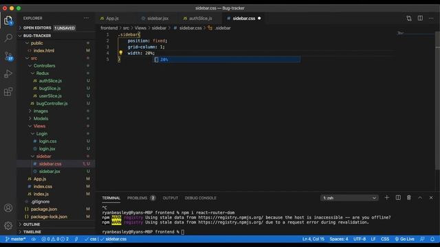 ReactJS Tutorial: Bug-Tracker Full Project P3: React-Router Sidebar смотреть онлайн