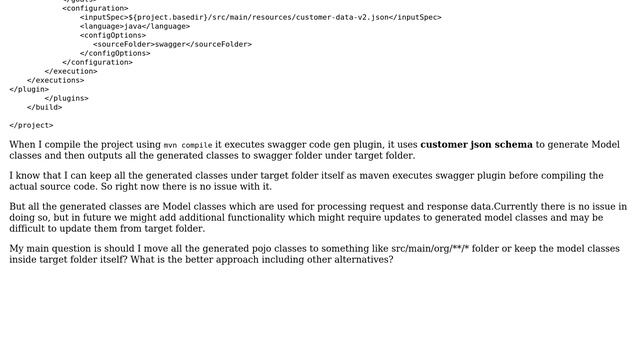 What is the better way to save swagger code gen plugin generated model classes in spring boot... смотреть онлайн